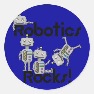Sticker Rond Robotics Rocks