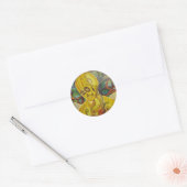 Sticker Rond robots (Enveloppe)