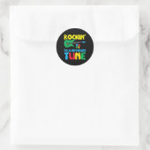 Sticker Rond Roche À Différentes Sensibilisations sur l'autisme (Sac)