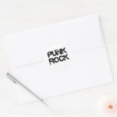 STICKER ROND ROCHE DE PUNK (Enveloppe)
