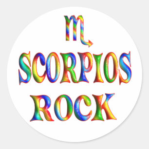 Sticker Rond Roche de Scorpios