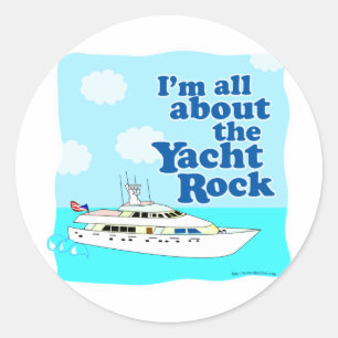 Sticker Rond Roche de yacht