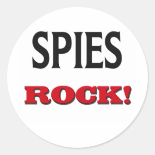 Sticker Rond Roche d'espions