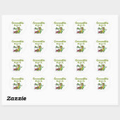 Sticker Rond rocher de crocodile (Feuille)