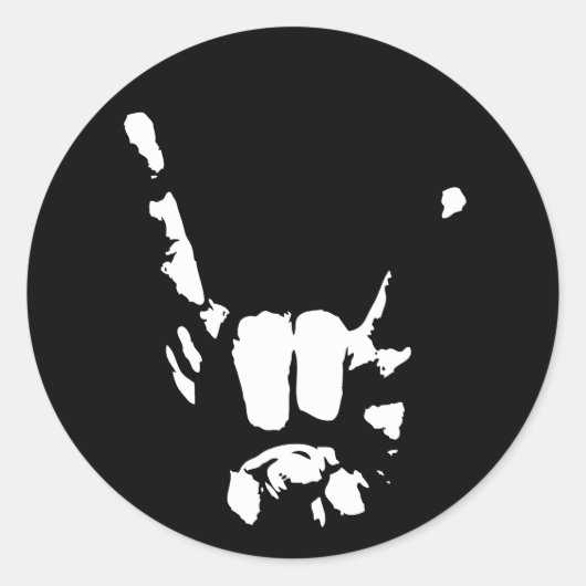 Sticker Rond Rocher de l'ombre (Devant)