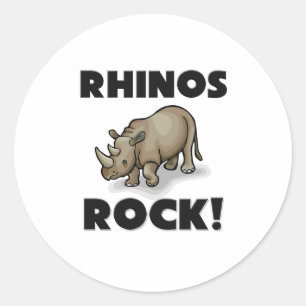 Sticker Rond Rocher de Rhinos