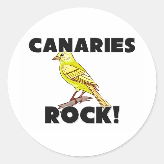 Sticker Rond Rocher des Canaries (Devant)