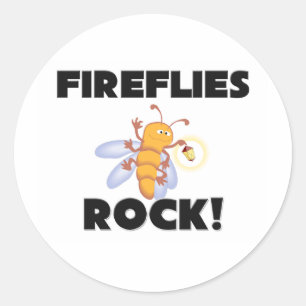 Sticker Rond Rocher des lucioles