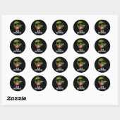 Sticker Rond Rocher D'Olive Et Rouleau Funny Rocker Pun D'Olive (Feuille)