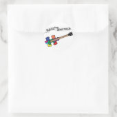 Sticker Rond Rocher le logo Spectrum (Sac)