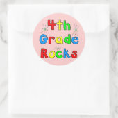 Sticker Rond Roches de 4e année (Sac)