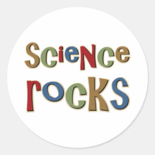 Sticker Rond Roches de la Science
