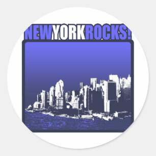 Sticker Rond Roches de New York !