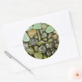 Sticker Rond Roches décoratives (Enveloppe)