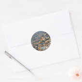 Sticker Rond Roches du lac Supérieur (Enveloppe)