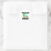 Sticker Rond Rock baleines (Sac)