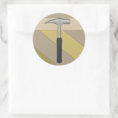 Sticker Rond Rock Hammer (Sac)