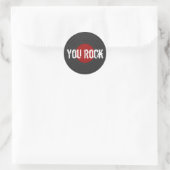 Sticker Rond Rock N Roll (Sac)