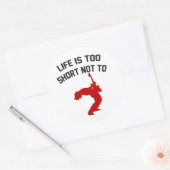 Sticker Rond Rock Out (Enveloppe)