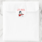 Sticker Rond Rock Snowman (Sac)