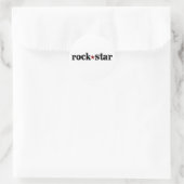 Sticker Rond Rock Star (Sac)