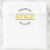 Sticker Rond Rock Valley College - RVC Golden Eagles (Sac)