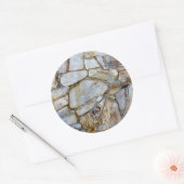 Sticker Rond Rock Wall Texture Nature Photographie (Enveloppe)
