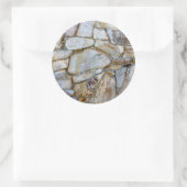 Sticker Rond Rock Wall Texture Nature Photographie (Sac)