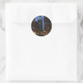 Sticker Rond Rockefeller Center Dawn Architecture New York (Sac)