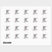 Sticker Rond Rocket Man (Feuille)
