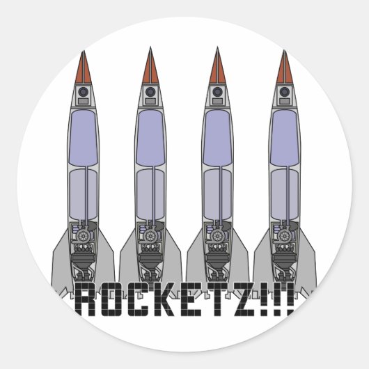 Sticker Rond Rocketz3 (Devant)