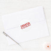 Sticker Rond Rocks de Croatie (Enveloppe)