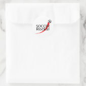 Sticker Rond Rocks de football (Sac)