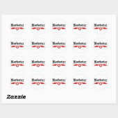 Sticker Rond Rockstar (Feuille)