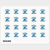 Sticker Rond Rockstar (Feuille)