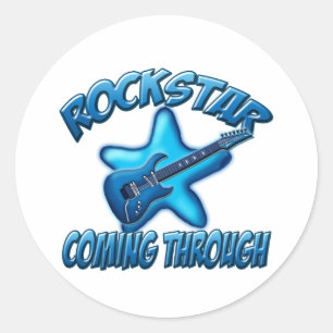 Sticker Rond Rockstar