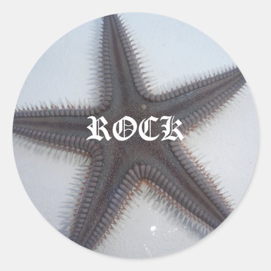 Sticker Rond Rockstar (Devant)
