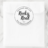 Sticker Rond Rocky Road (Sac)