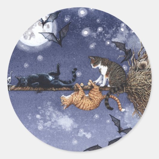 Sticker Rond Rodéo urbain (Devant)