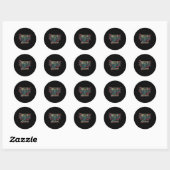 Sticker Rond Rogue Ale Batsquatch (Feuille)