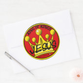 Sticker Rond roi (Enveloppe)