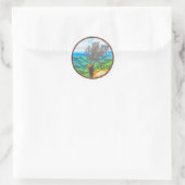 Sticker Rond Roi Cervus (Sac)
