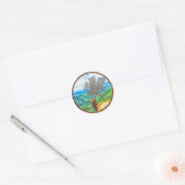 Sticker Rond Roi Cervus (Enveloppe)