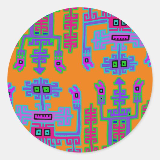 Sticker Rond Rois du Pérou (Devant)