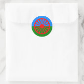 Sticker Rond Roma, Inde (Sac)