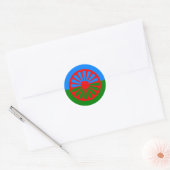 Sticker Rond Roma, Inde (Enveloppe)