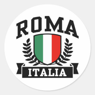 Sticker Rond Roma Italia