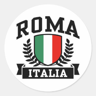 Sticker Rond Roma Italia