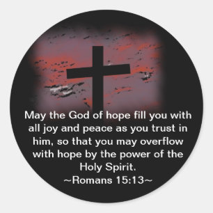 Sticker Rond Romains 15:13