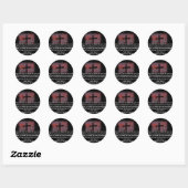 Sticker Rond Romains 15:13 (Feuille)